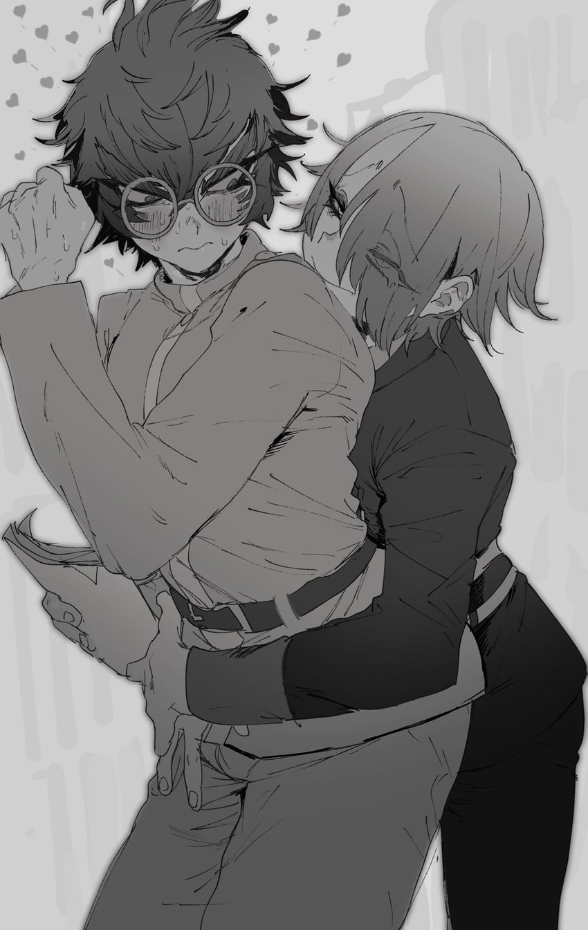 zilch alexander and yomi hellsmile (master detective archives: rain code) drawn by na_6