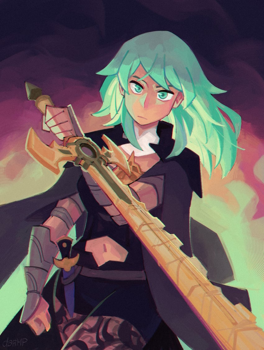 female byleth (fire emblem and 1 more) drawn by dar-draws