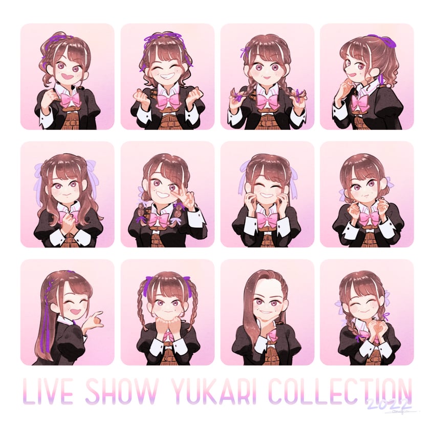 fukuyama jeanne sachie and nakamura yukari (real life and 1 more) drawn by komuzuka