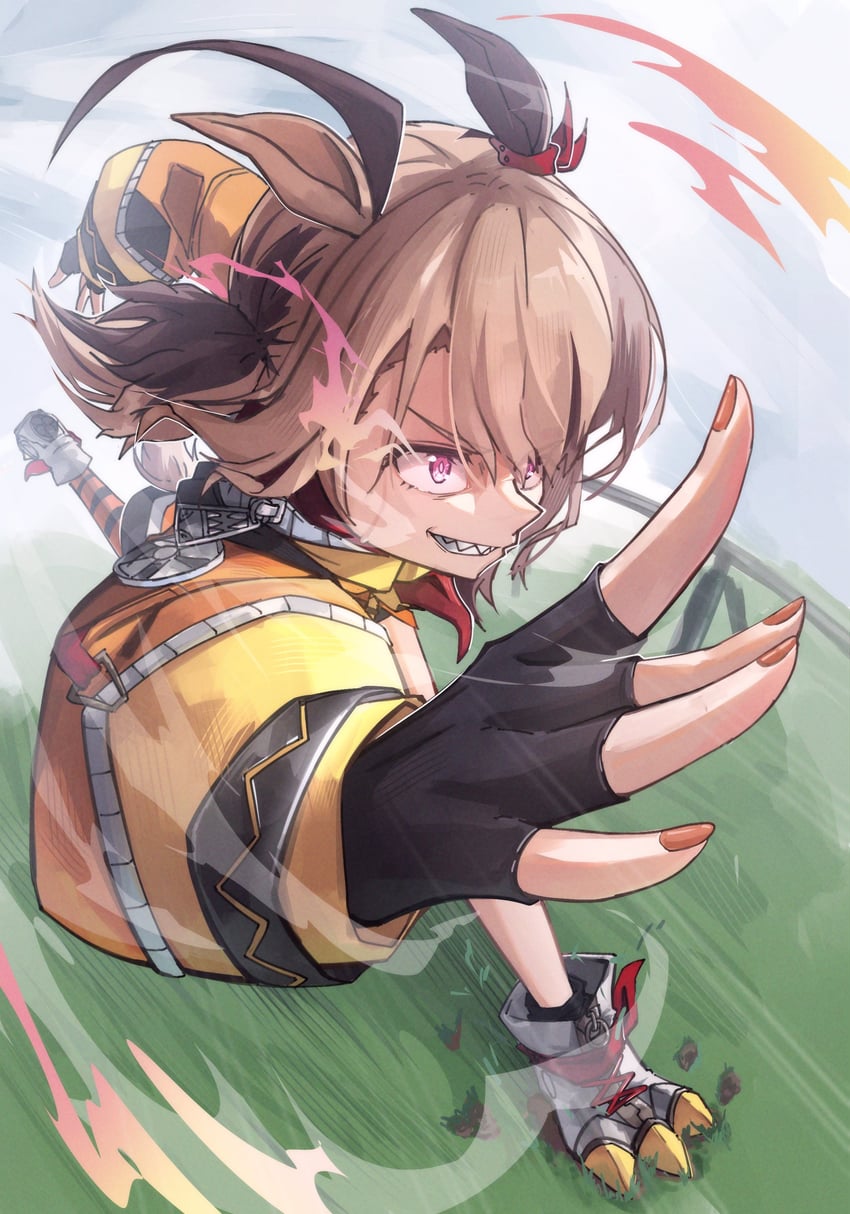 gigi murin (hololive and 2 more) drawn by zeranium_(zeranium17)