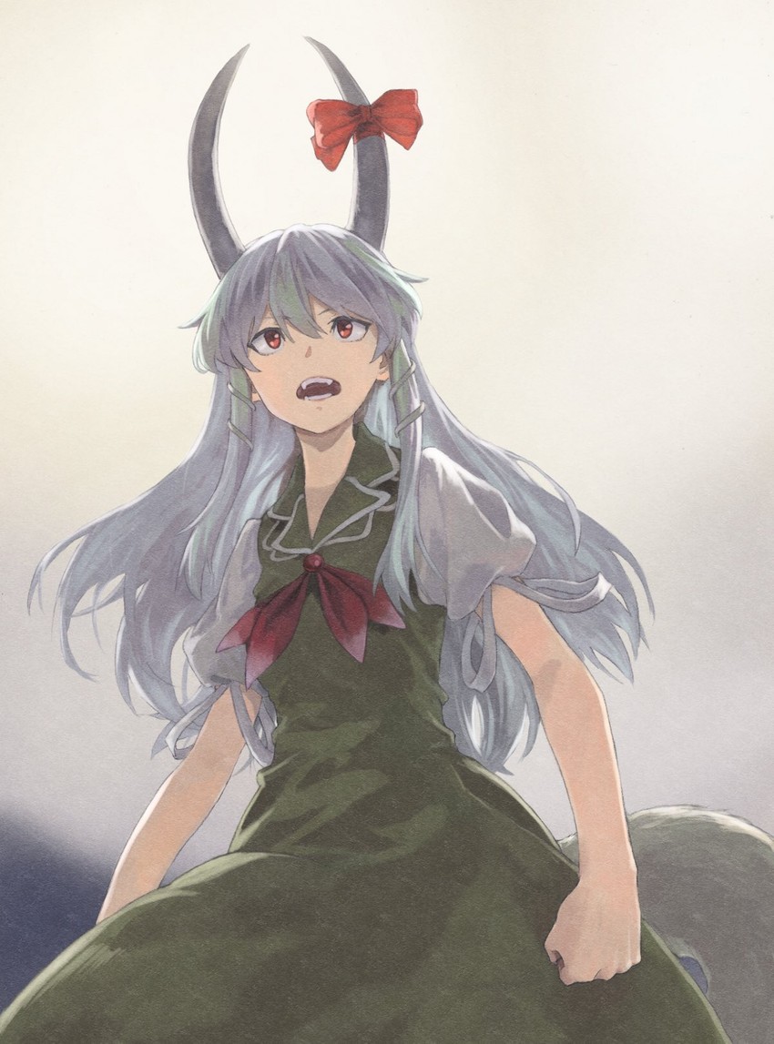 kamishirasawa keine and ex-keine (touhou) drawn by shiratama_(hockey)