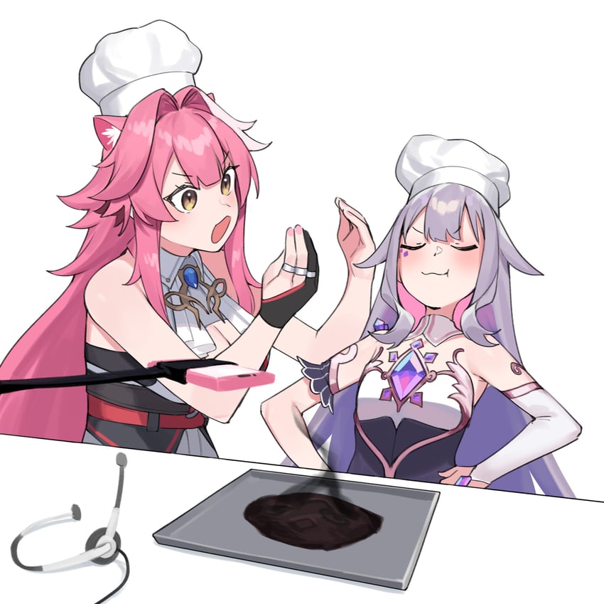 koseki bijou and raora panthera (hololive and 1 more) drawn by dasdokter
