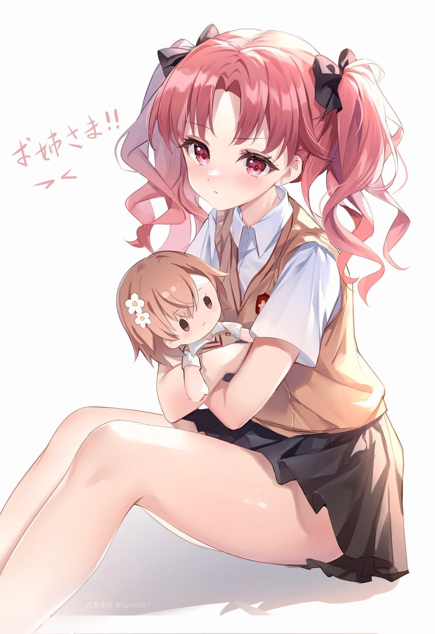 misaka mikoto and shirai kuroko (toaru majutsu no index and 1 more) drawn by guzangnanfeng