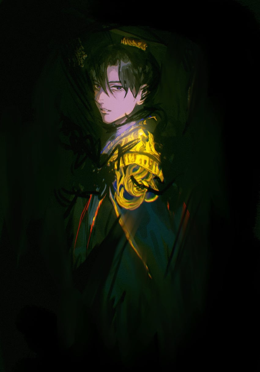 mo ran and taxian-jun (erha he ta de bai mao shizun) drawn by aeferjam