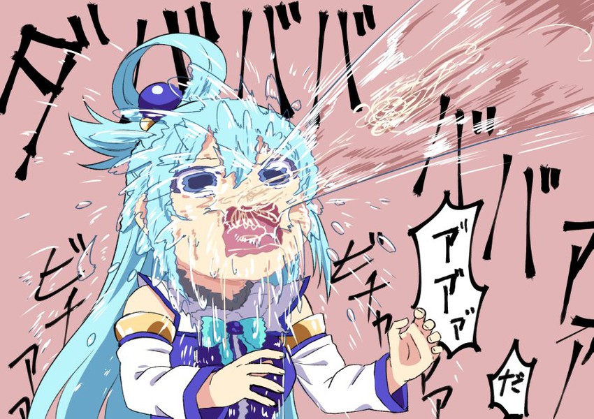 aqua (kono subarashii sekai ni shukufuku wo!) drawn by ishii_hisao