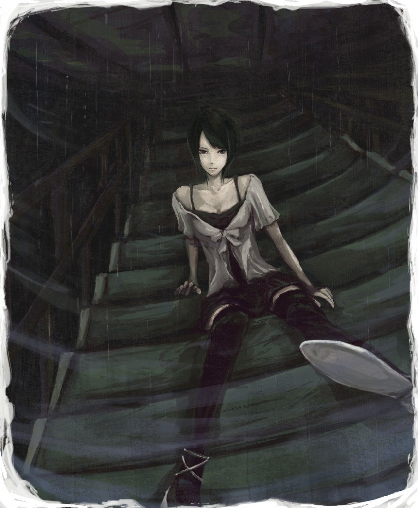 asou misaki (fatal frame and 1 more) drawn by ripu_(vincecarter)