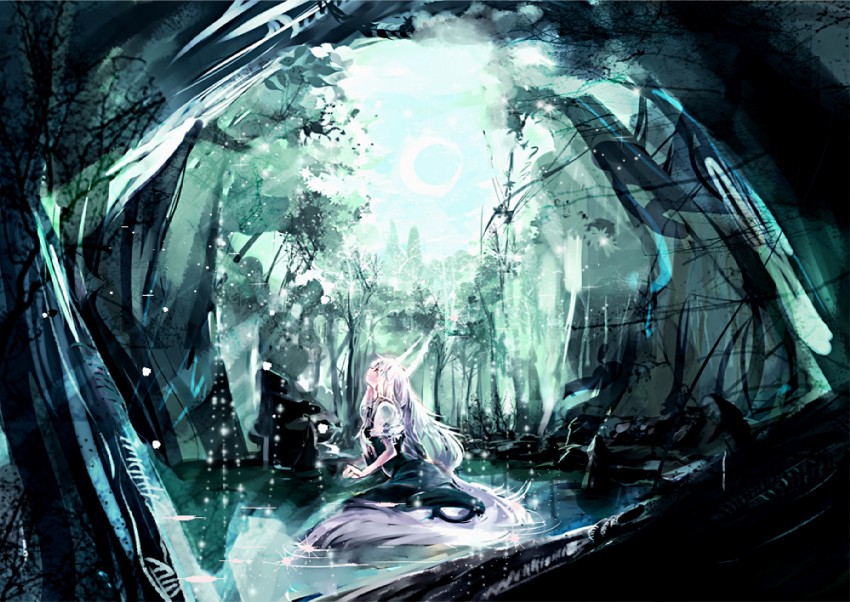 kamishirasawa keine and ex-keine (touhou) drawn by cis_(carcharias)