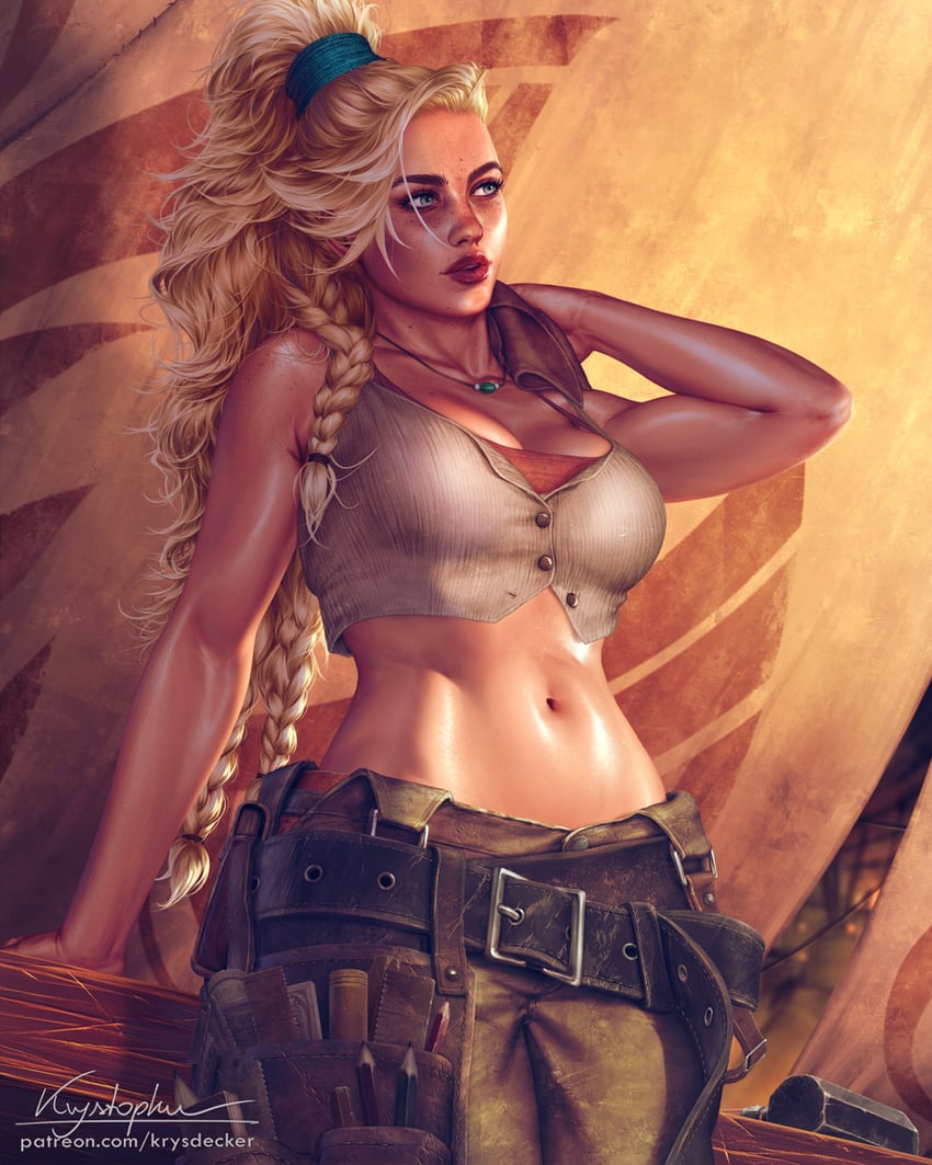 gemma (monster hunter and 1 more) drawn by krystopher_decker