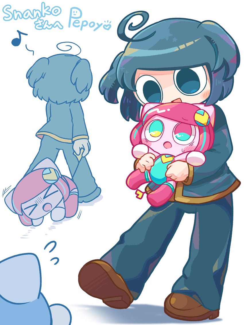 poyoroid and oyo-kun (original and 1 more) drawn by pepoyo