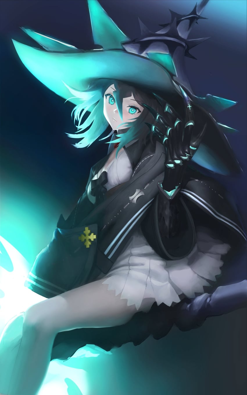 elder caster (black rock shooter and 1 more) drawn by topido