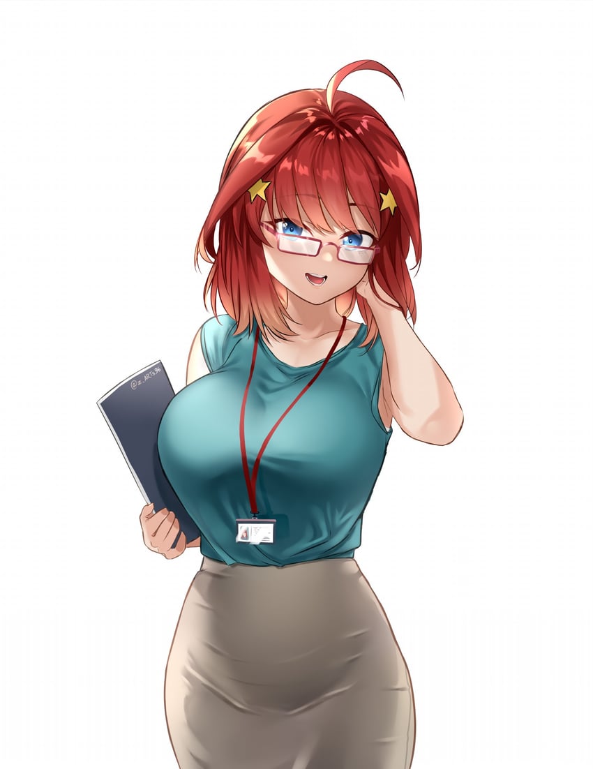 nakano itsuki (go-toubun no hanayome) drawn by zasshu