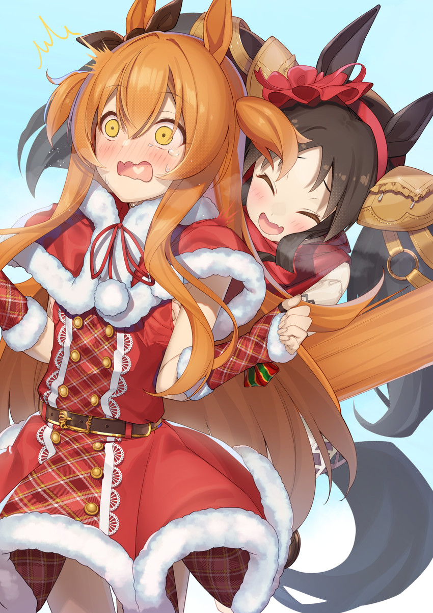 marvelous sunday and mayano top gun (umamusume) drawn by partner_(kprtnr)