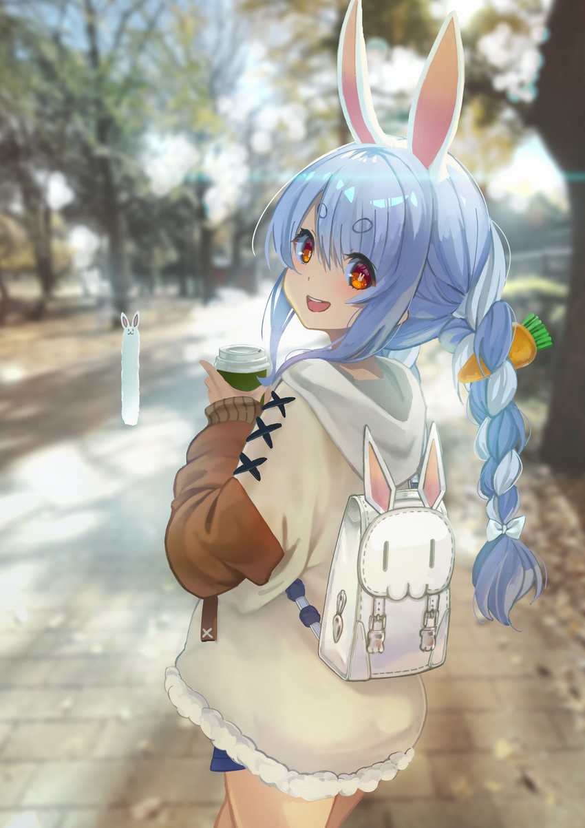 usada pekora and don-chan (hololive) drawn by harada_isuka