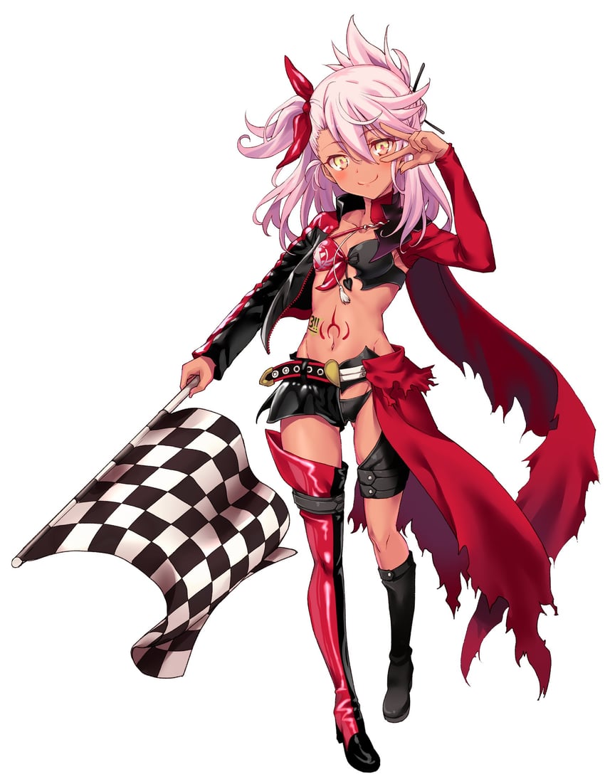 chloe von einzbern (fate and 1 more) drawn by boshi_(a-ieba)