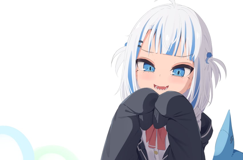 gawr gura (hololive and 1 more) drawn by tenroy