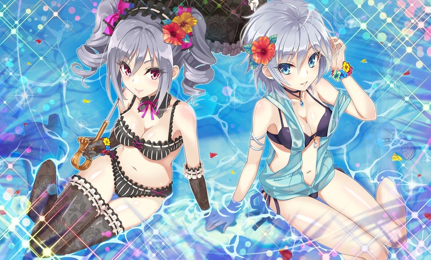 kanzaki ranko and anastasia (idolmaster and 1 more) drawn by urabi_(tomatohouse)