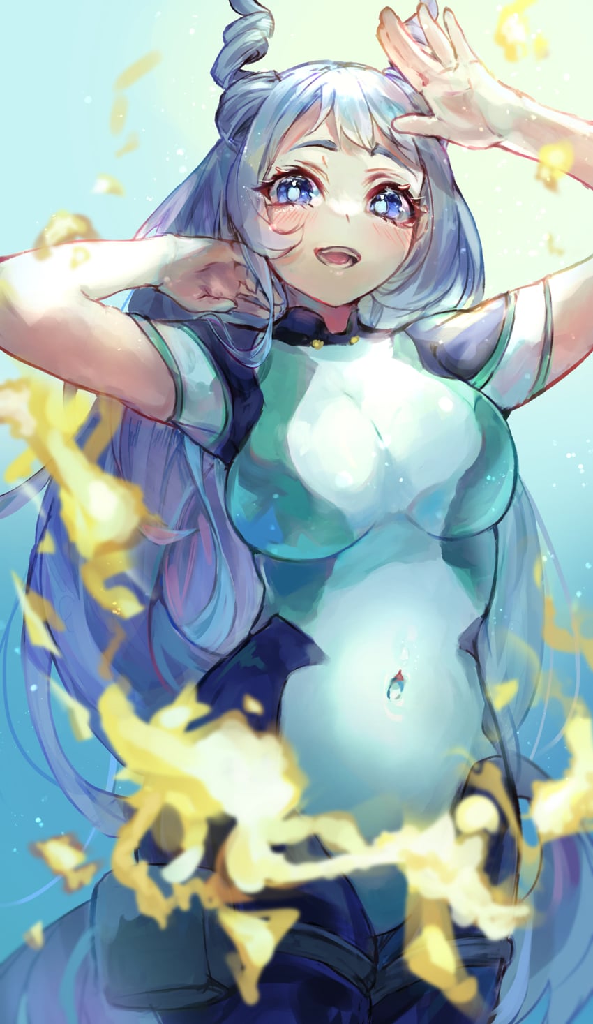 hado nejire (boku no hero academia) drawn by kushiro_(kushiro46)