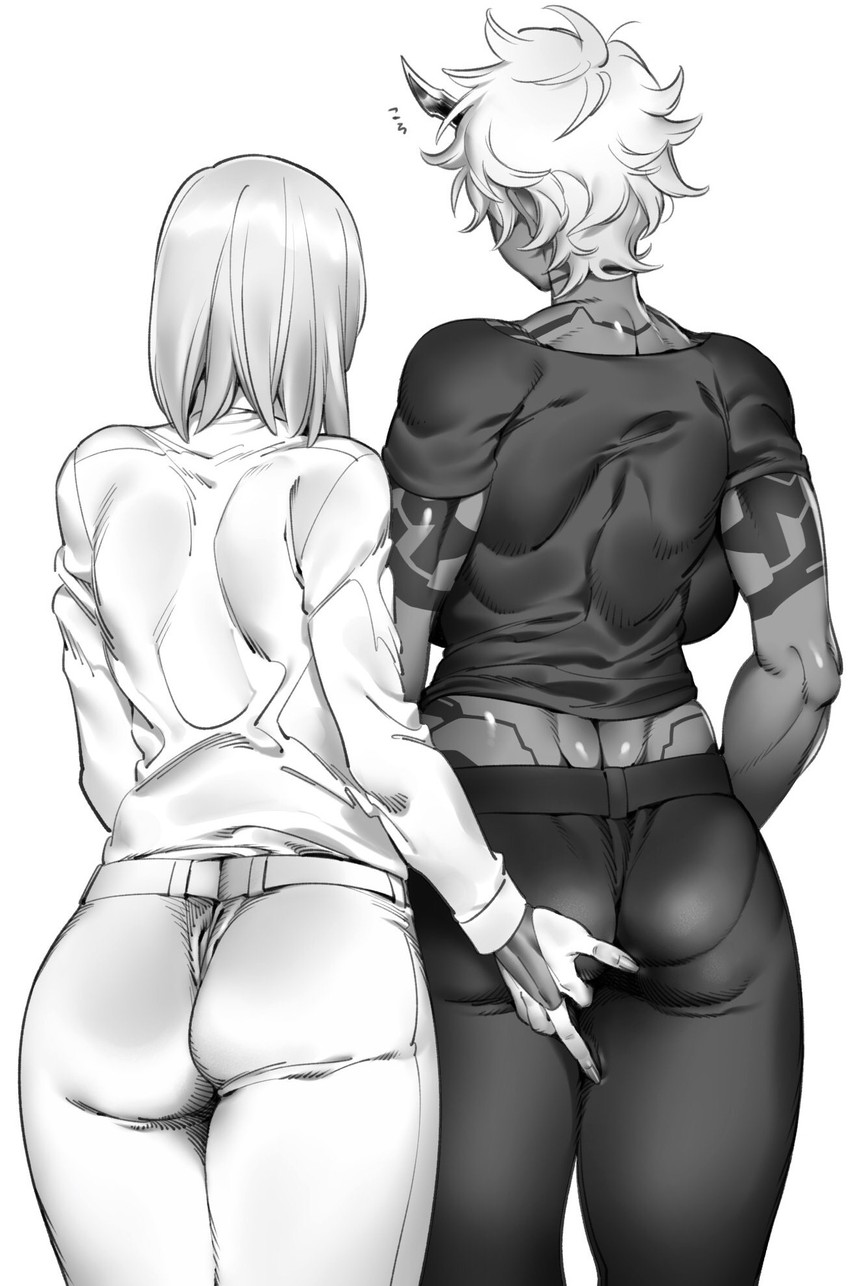 elliot and alexis (phantasy star and 1 more) drawn by zkstxxx