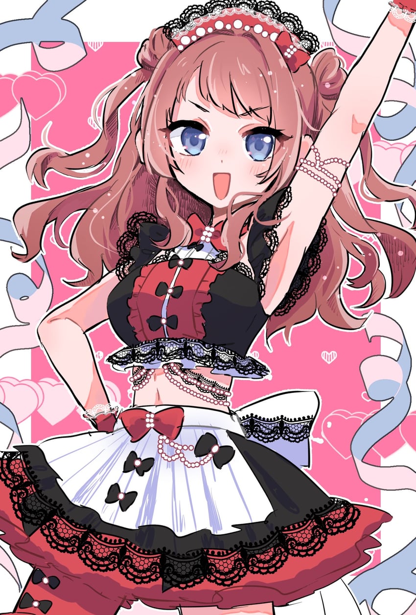 hanami saki (idolmaster and 3 more) drawn by 3moon_21v