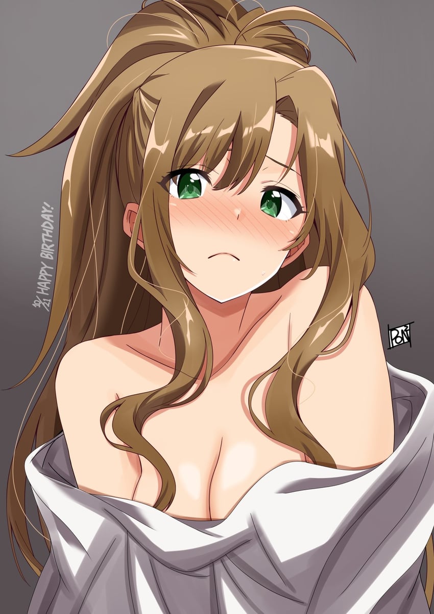 nikaido chizuru (idolmaster and 2 more) drawn by ponpon
