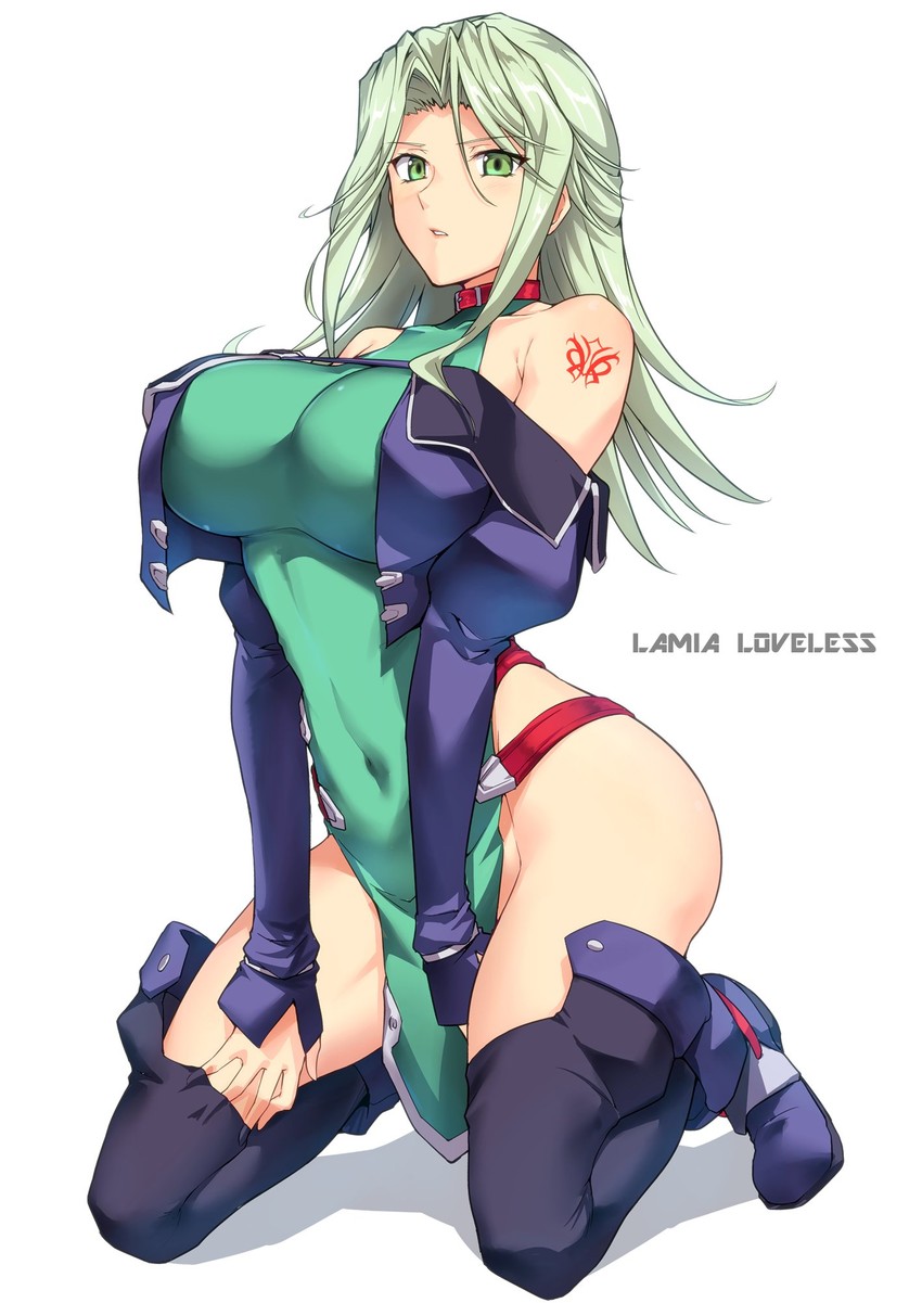 lamia loveless (super robot wars and 1 more) drawn by halcon