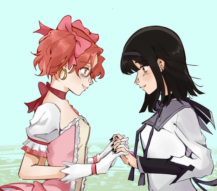 akemi homura, kaname madoka, koga mitsuki, and oosawa aya (mahou shoujo madoka magica and 1 more) drawn by shadowdiahrea