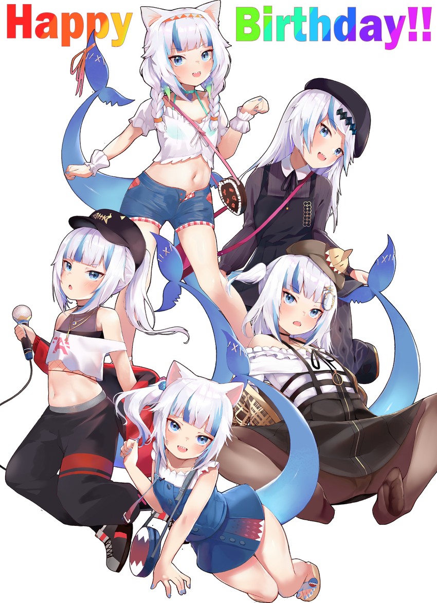 gawr gura, mori calliope, ninomae ina'nis, takanashi kiara, and watson amelia (hololive and 1 more) drawn by kobi_(piliheros2000)
