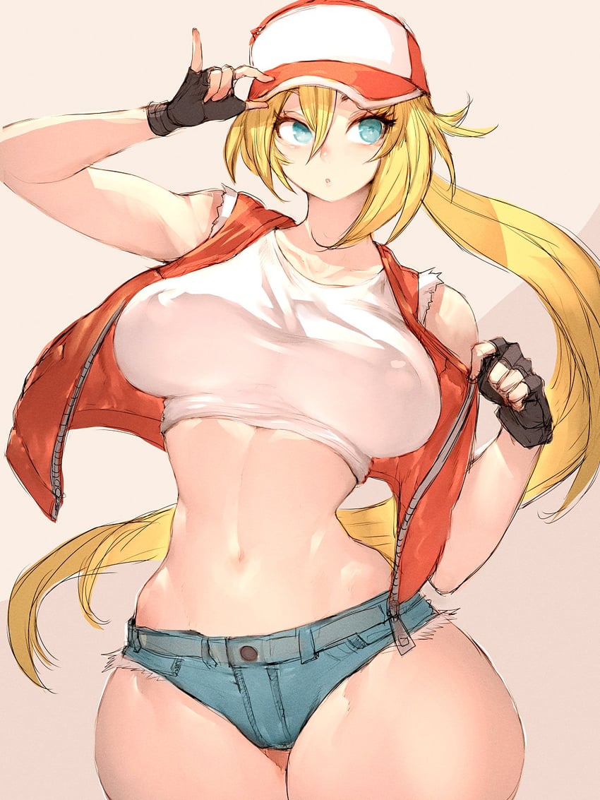 terry bogard (fatal fury and 2 more) drawn by fumio_(rsqkr)