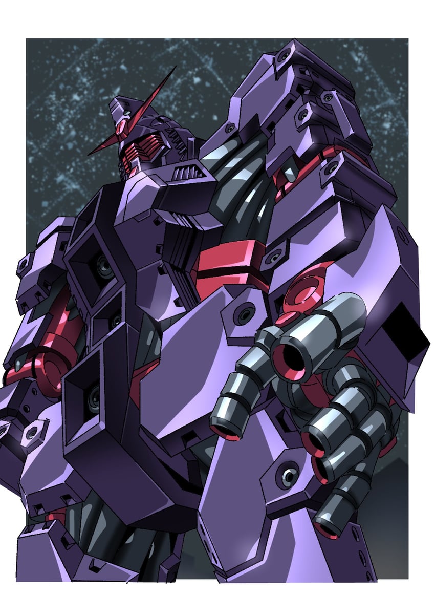 psycho gundam (gundam and 1 more) drawn by paintedmike