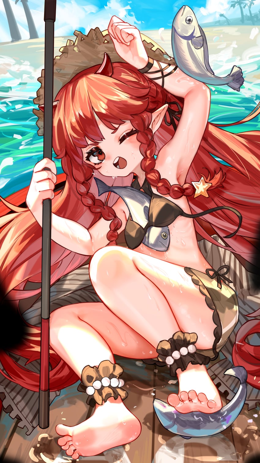 vigna (arknights) drawn by kourou_(kouroukun)