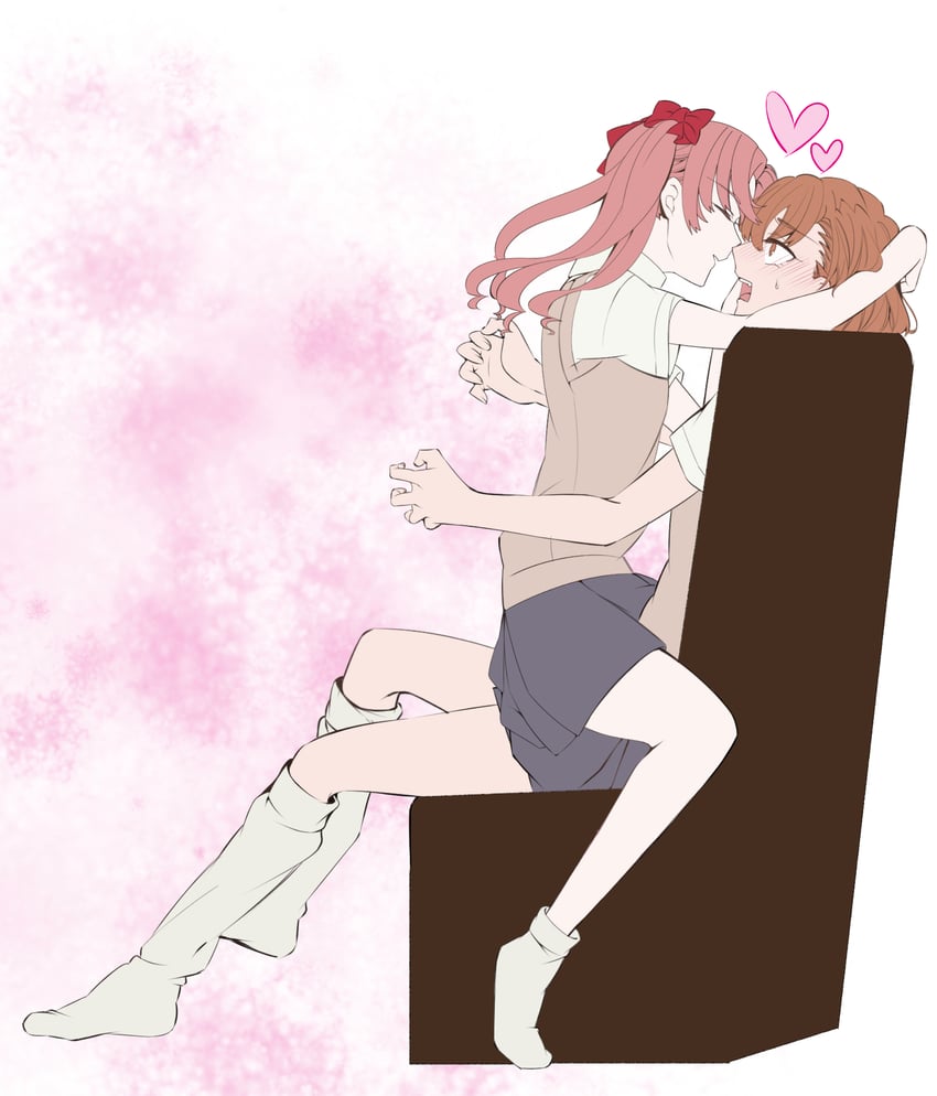 misaka mikoto and shirai kuroko (toaru majutsu no index and 1 more) drawn by higashizukihi_sei
