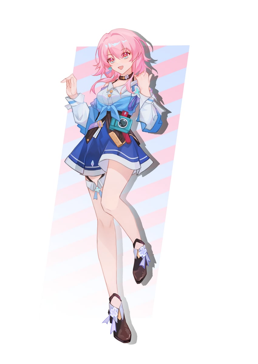 march 7th (honkai and 1 more) drawn by aaa_shihaochideliangpinie