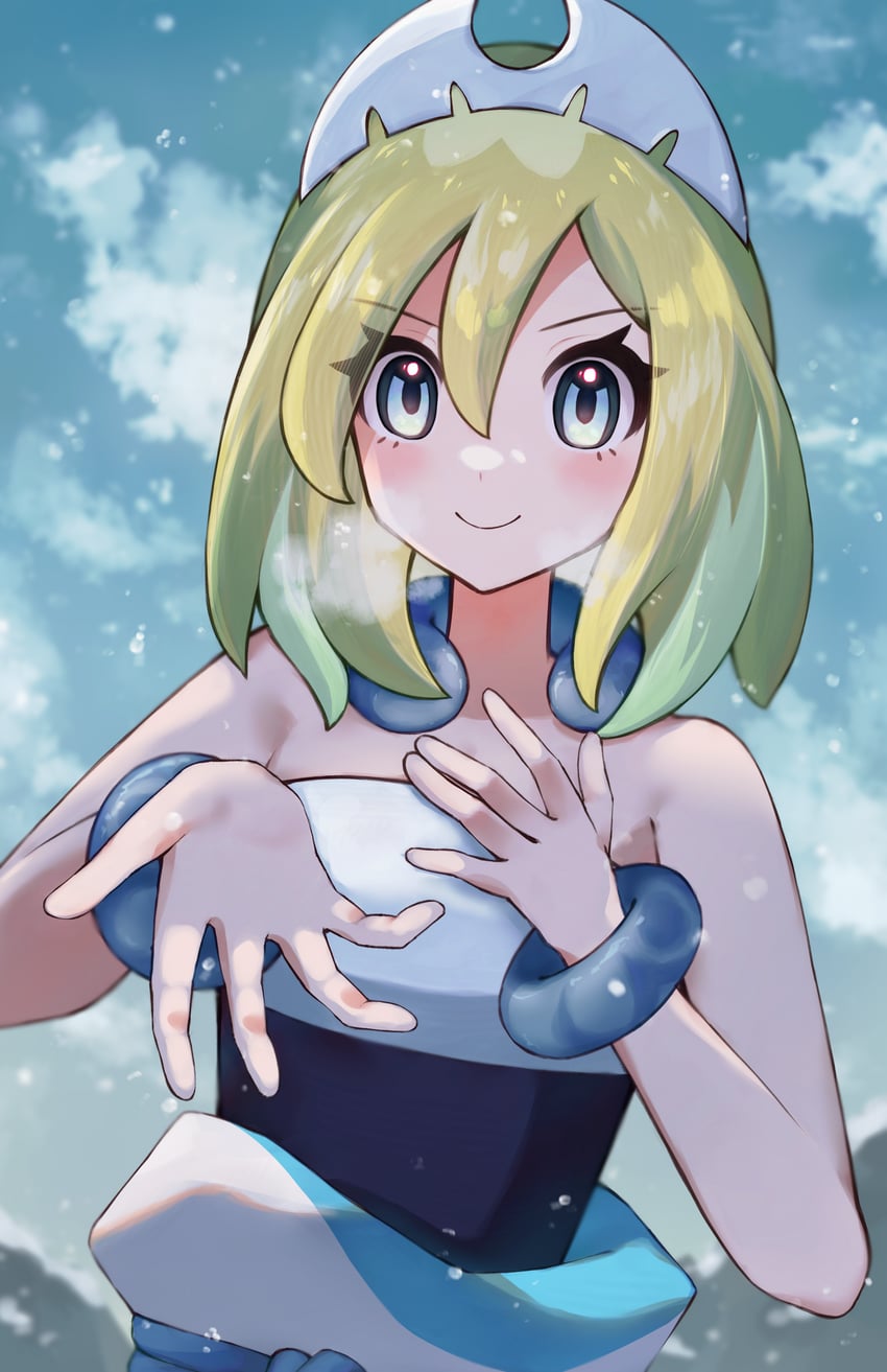irida (pokemon and 1 more) drawn by asatte_3z