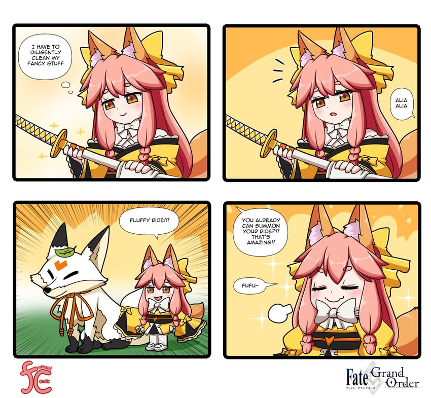 tamamo and tamamo aria (fate and 2 more) drawn by keita_naruzawa