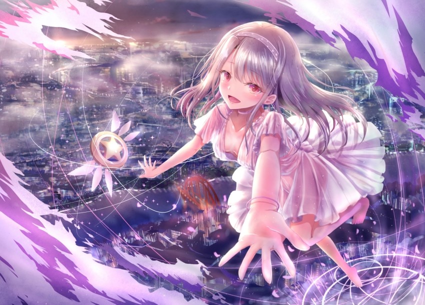 illyasviel von einzbern and magical ruby (fate and 2 more) drawn by kinomtan