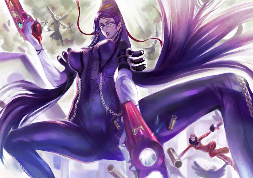 bayonetta and jeanne (bayonetta and 1 more) drawn by bun-o