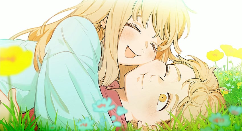 falin touden and laios touden (dungeon meshi) drawn by gerende15