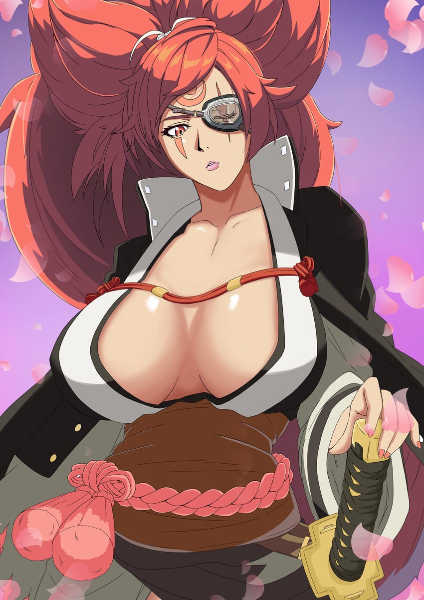 baiken (guilty gear and 1 more) drawn by jaycantdo