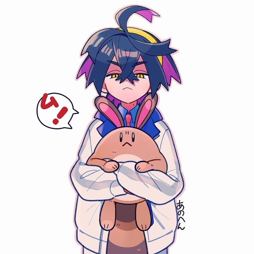 kieran and sentret (pokemon and 1 more) drawn by 1202_koge