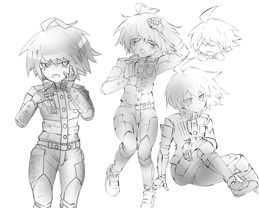 k1-b0 (danganronpa and 1 more) drawn by magatatara
