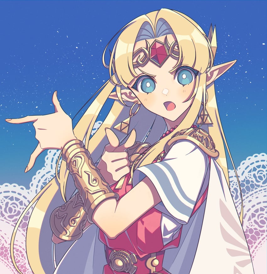 princess zelda (the legend of zelda and 3 more) drawn by miri_(cherryjelly)