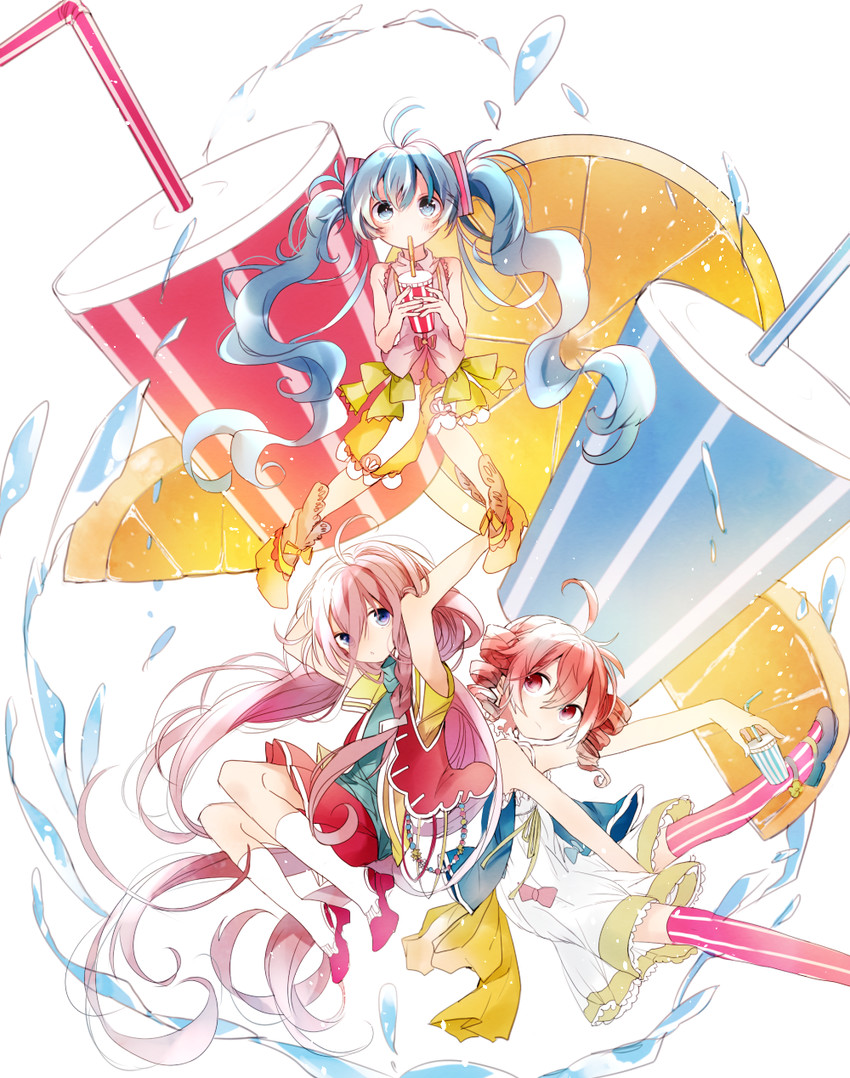 hatsune miku, kasane teto, and ia (vocaloid and 1 more) drawn by fuyusuke_(hz+)