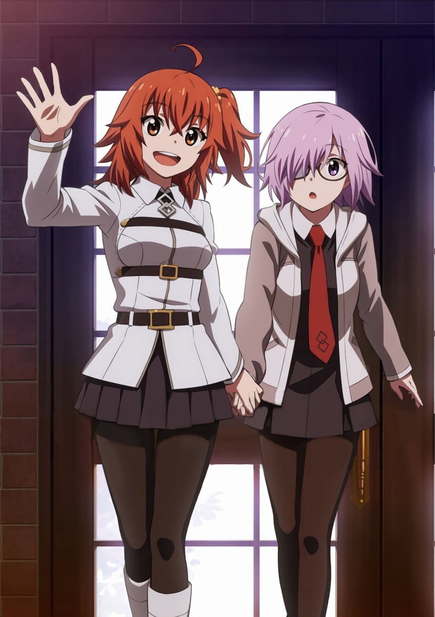 mash kyrielight and fujimaru ritsuka (fate and 2 more)