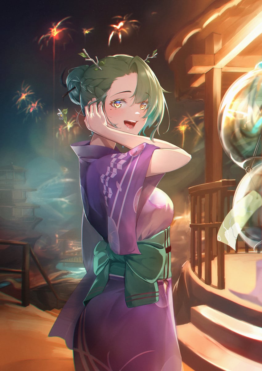 ceres fauna (hololive and 1 more) drawn by midorimae