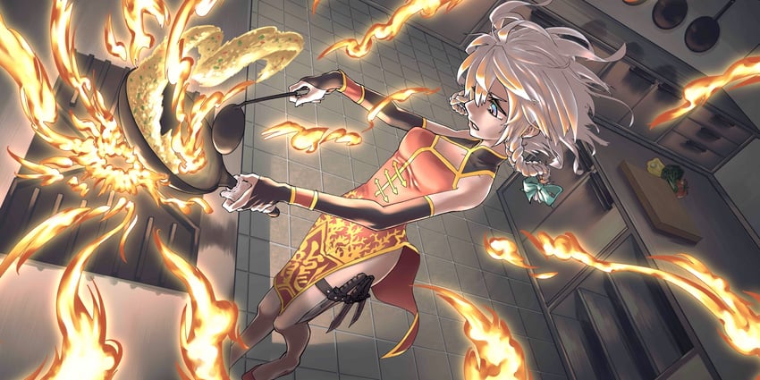 izayoi sakuya (touhou and 1 more) drawn by rippoutai