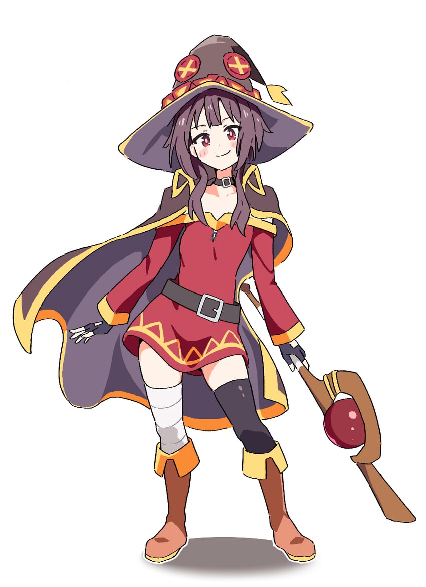 megumin (kono subarashii sekai ni shukufuku wo!) drawn by noyama_takenoko