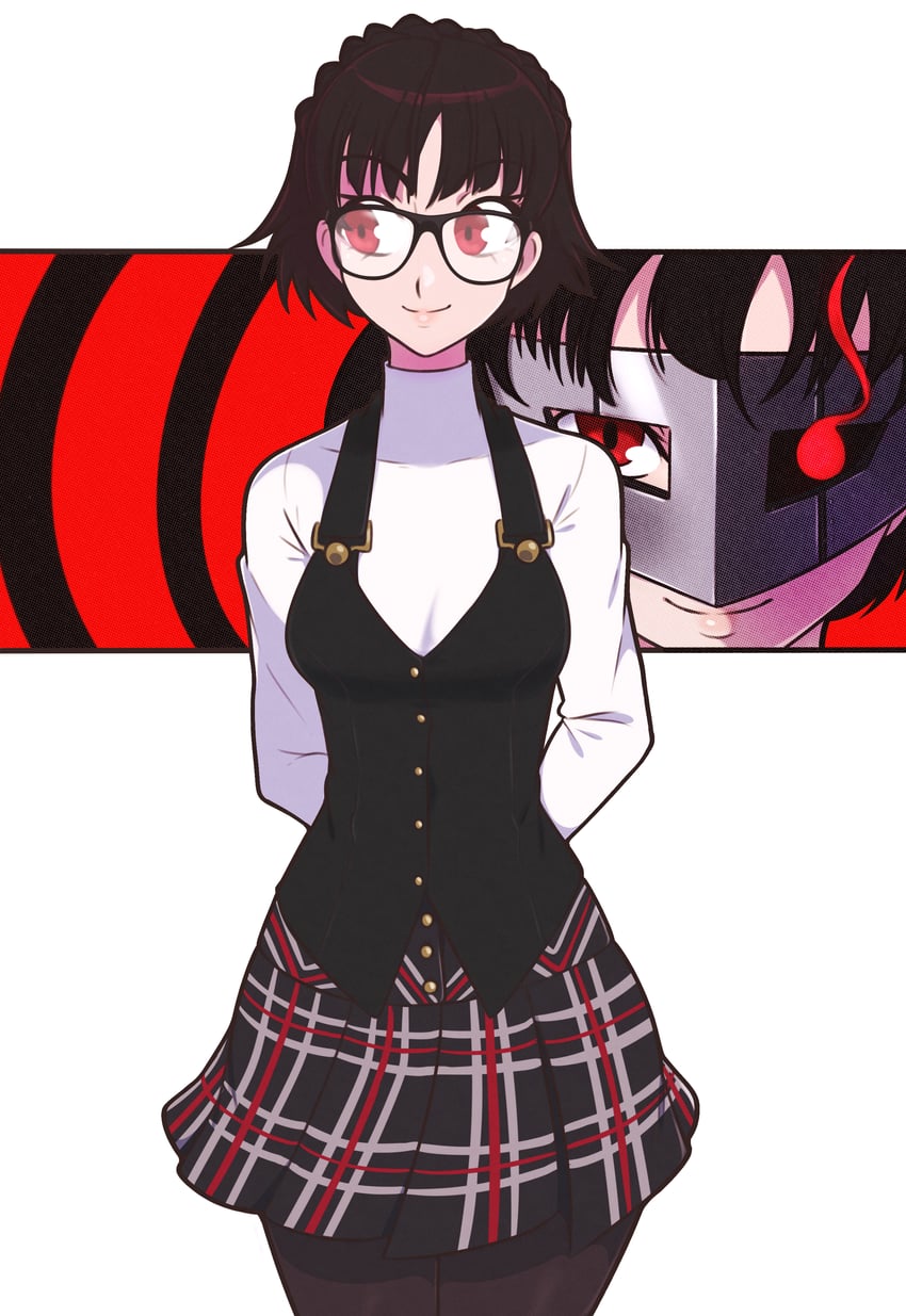 niijima makoto (persona and 1 more) drawn by jeff_miga