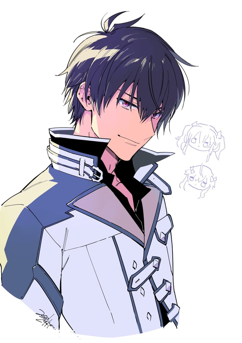 sasha necron, misha necron, and anos voldigoad (maou gakuin no futekigousha) drawn by zekkyou_(h9s9)