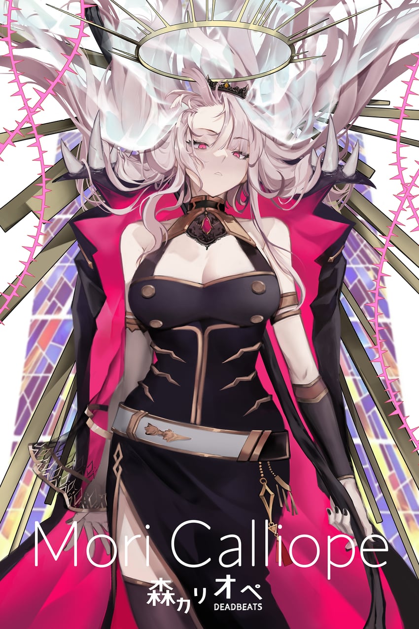 mori calliope (hololive and 1 more) drawn by babyg_wong