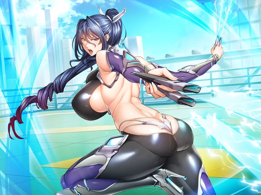 uehara rin (taimanin and 2 more) drawn by fei_(maidoll)